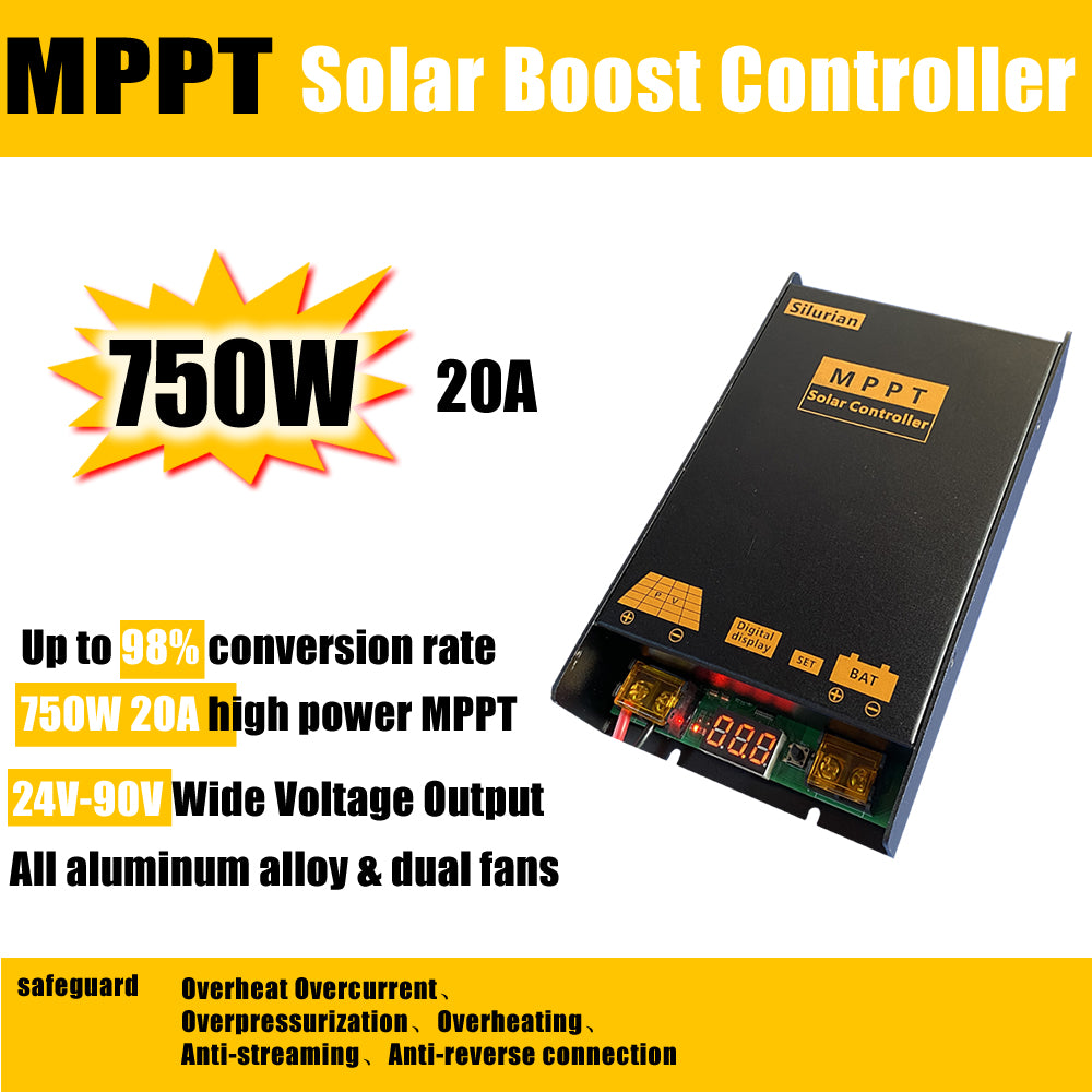 750W 20A MPPT Solar Charge Controller
