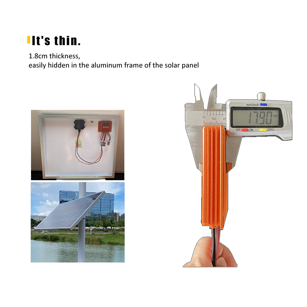 Waterproof IP67 Solar Charge Controller 12V/24V Solar Regulator PWM